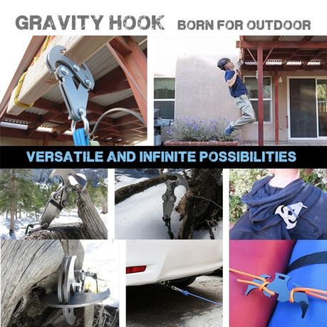 Outdoor Multifunctional Gravity & Grappling Hook