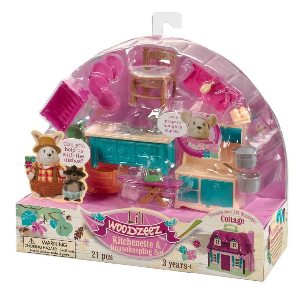 Li'l Woodzeez & Housekeeping Set Shop Today. Get it