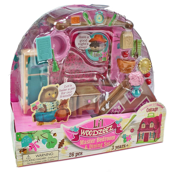 Li'l Woodzeez Master Bedroom &amp; Dining Set