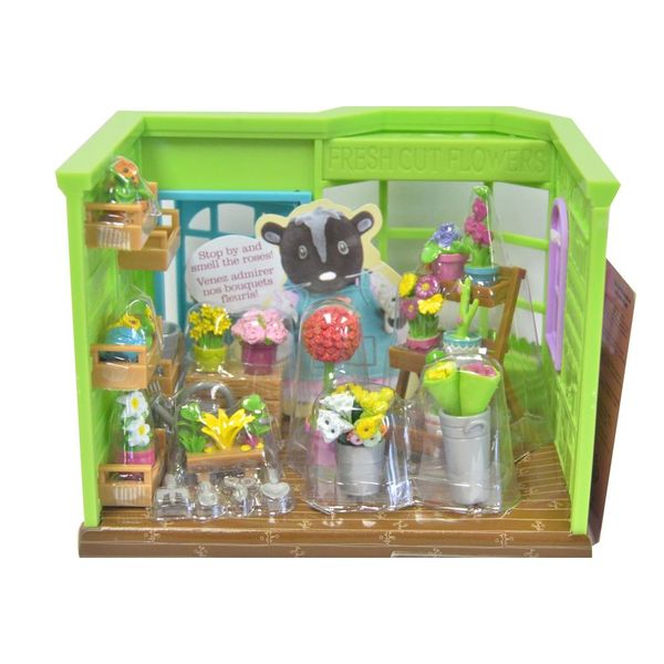 Li'l Woodzeez Flower Shop Playset