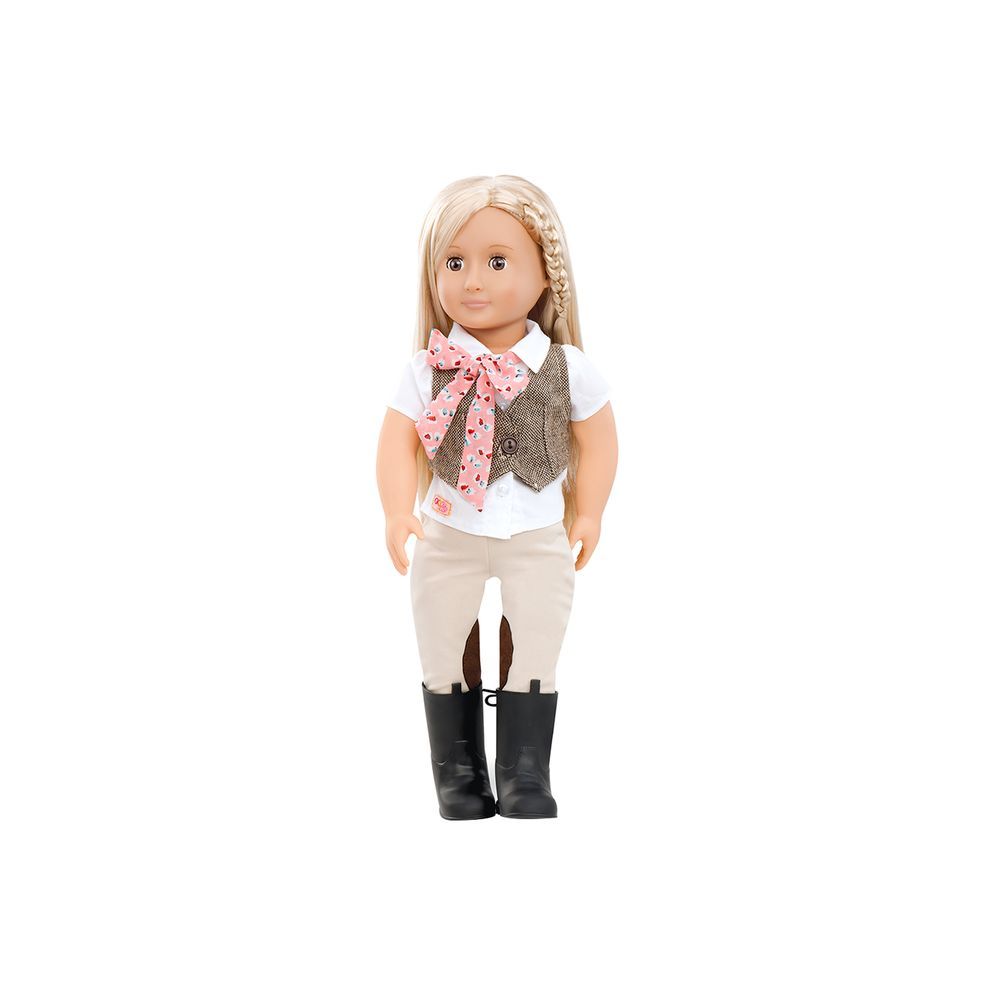 Our Generation Riding Doll With Tweed Vest Leah Shop Today. Get it