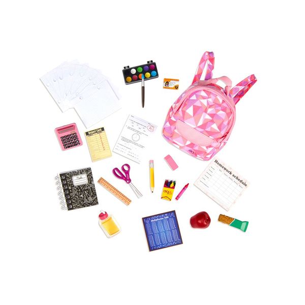 Our Generation Dolls' Toy School Gear Accessory Set