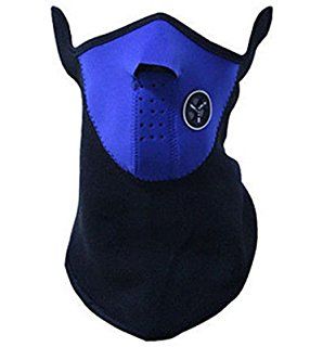 Motorcycle Neck Warmer Baraclava - Blue