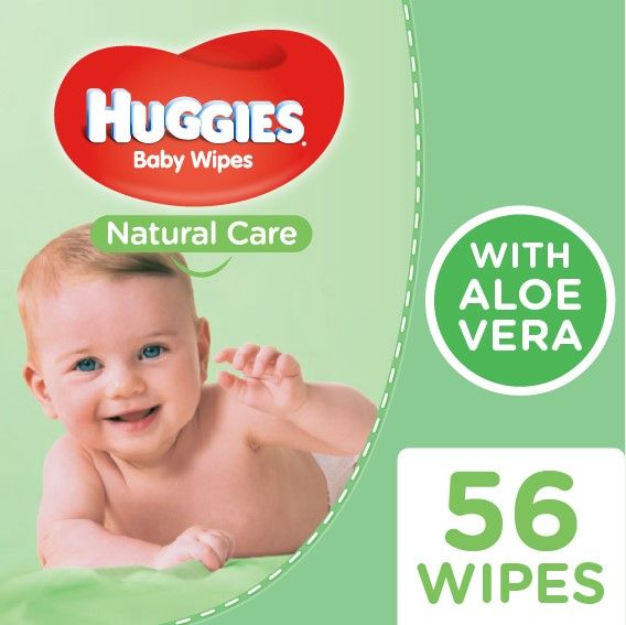 Huggies - Natural Care Single 56 Baby Wipes