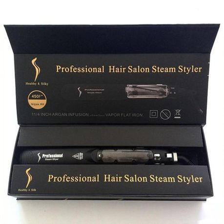 Argan infused professional steam straightener hotsell