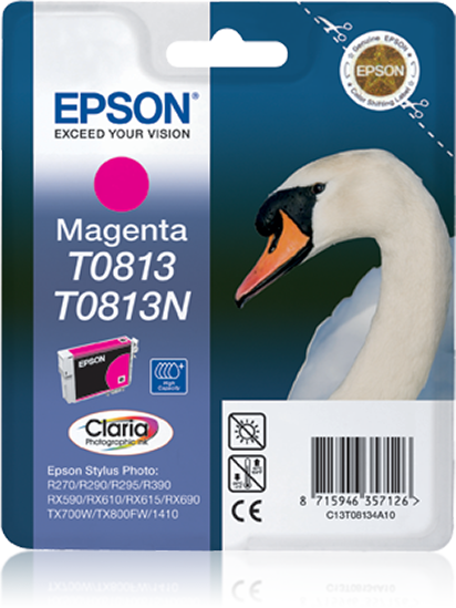 Epson T0813 Magenta Claria Photographic Ink Cartridge