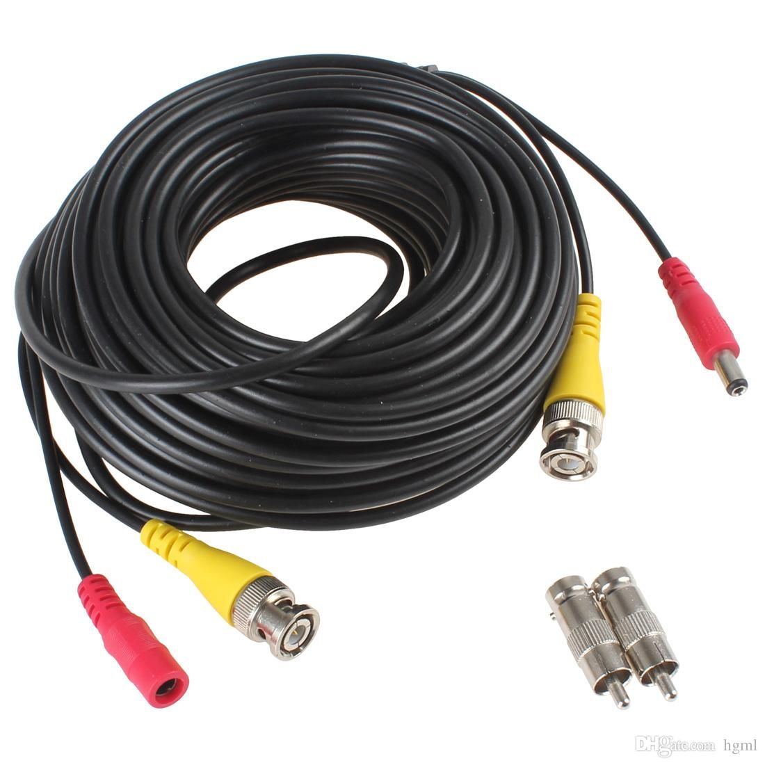 20m Power & Video Camera Cable Black Shop Today. Get it Tomorrow
