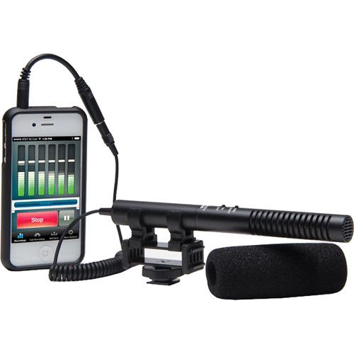 Azden SGM-990+I Shotgun Microphone for Mobile Device Recording
