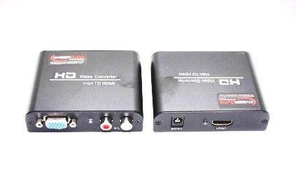 SVGA 15-Pin Female to HDMI A Female Video &amp; Audio Convertor