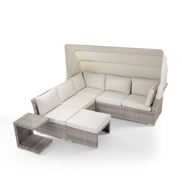 Cielo - Santorini Patio Lounge Set - Titanium