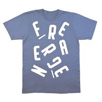 Freerange Scatter Logo T-Shirt - Navy