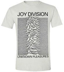 Joy Division: Unknown Pleasures White T-Shirt (Parallel Import)