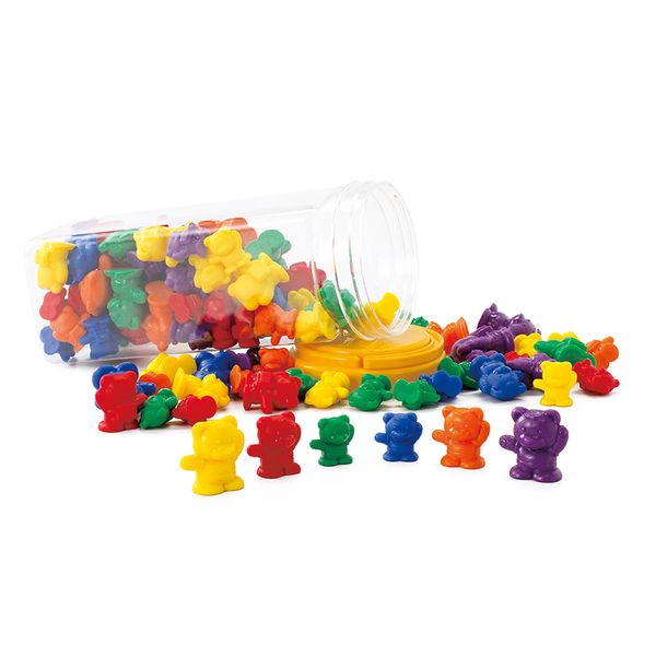 EDX Education Counters Bears 6 Colour - 96 Piece Jar