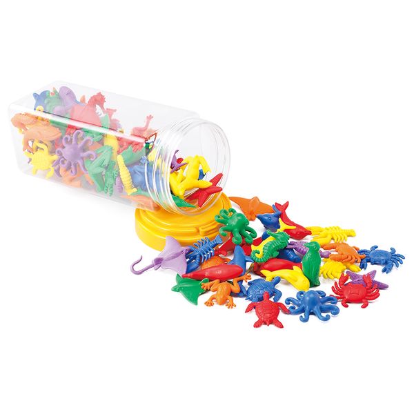 EDX Education Counters Aquatic - 84 Piece Jar