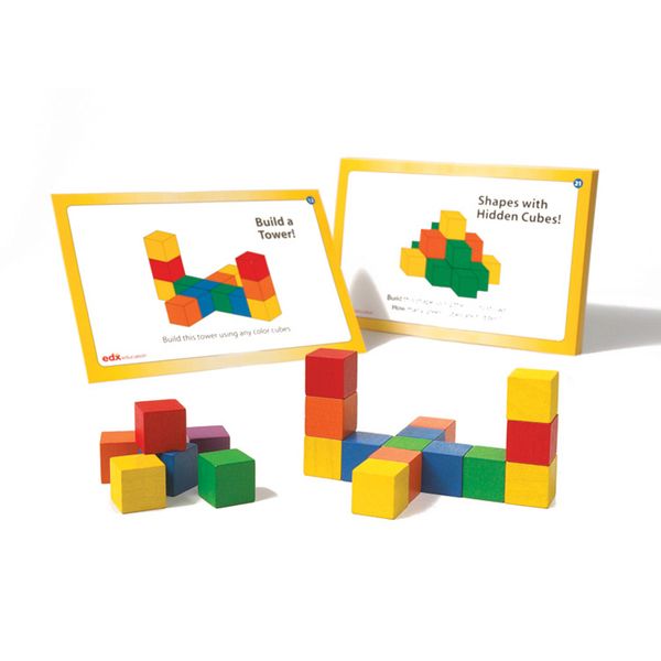 EDX Education Cubes Colour 20mm Plus Cards