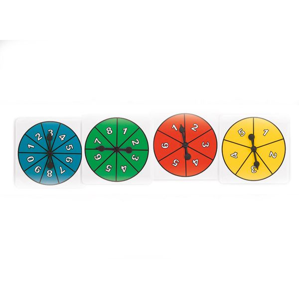 EDX Education Spinner Assorted Numbers - 4 Piece
