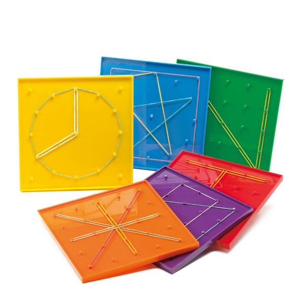 EDX Education Geoboard 17.5cm - 6 Piece