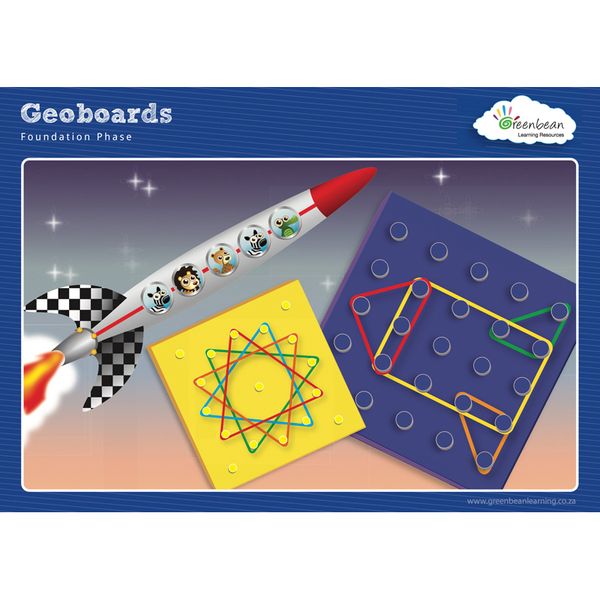 EDX Education Activity Cards Geoboards Set
