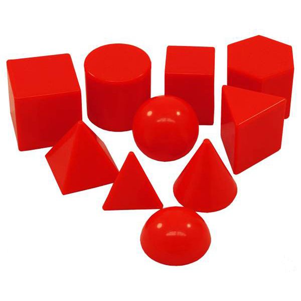 EDX Education Geometric Solids Mini 25mm - 10 Pieces