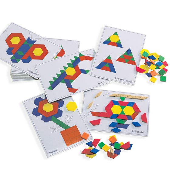 EDX Education Activity Cards Pattern Blocks