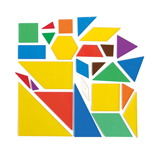 EDX Education Plastic Polygons 800 Piece Classroom Set