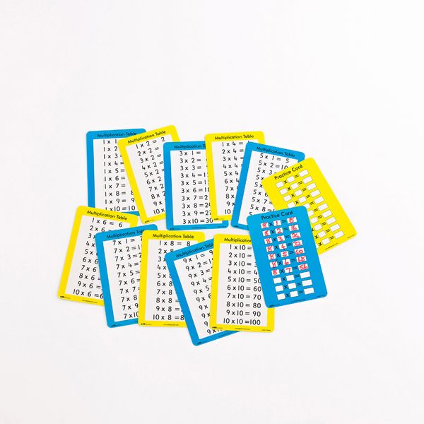 EDX Education Multiplication Table Cards