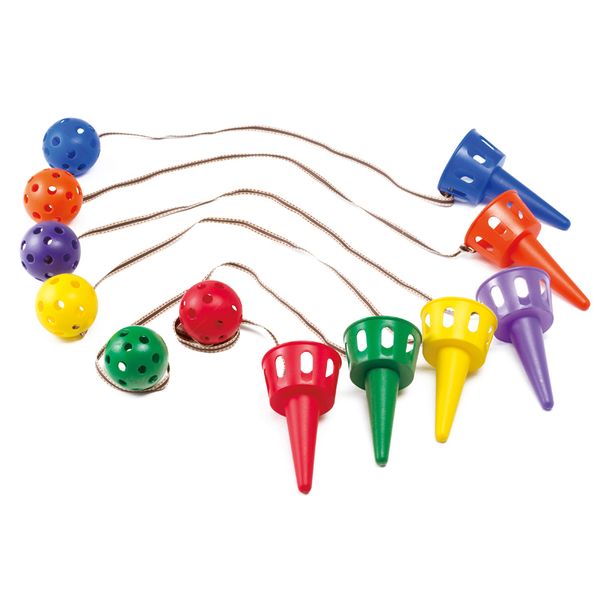 EDX Education Multi-Coloured Swing &amp; Catch Cups: 6 Pieces