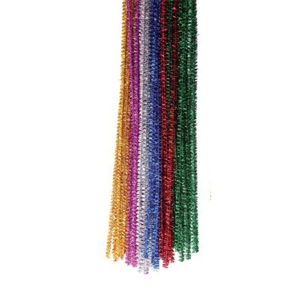 EDX Education Chenille Stem 6mm Glitter - 100 Piece