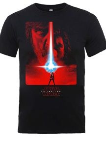 Star Wars: The Last Jedi Poster - Black T-Shirt (Parallel Import)