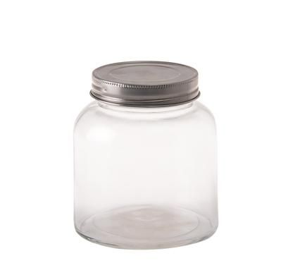 Storage Jars with Stainless Steel Lid - 155ml (Pack of 8)