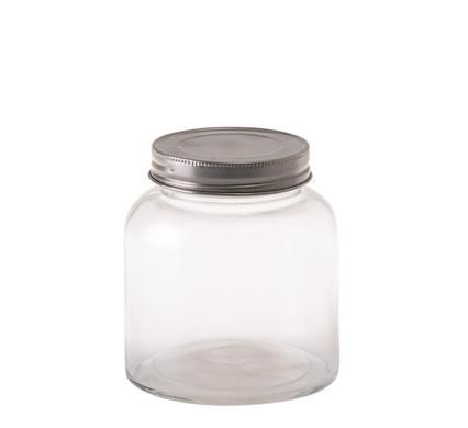 Storage Jars with Stainless Steel Lid - 80ml (Pack of 8)