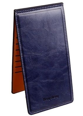 Fashionable Slim 17 Card Ladies Purse - Navy