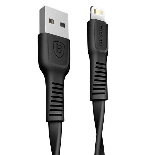 Baseus 1m - 2A Tough Series USB Type-A 2.0 to Lightning Cable - Black