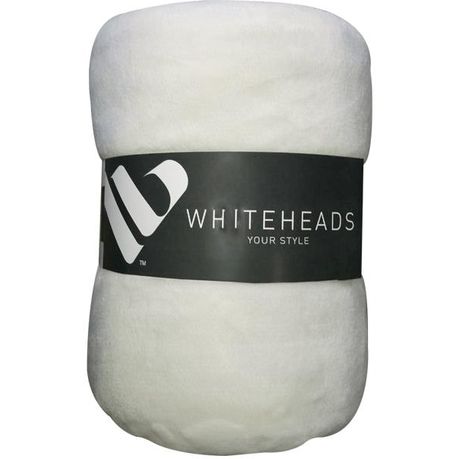 Whiteheads Faux Fur Blanket Throw White Buy Online In South