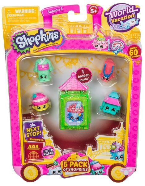Shopkins 5 Pack S8 Asia - Blindbox