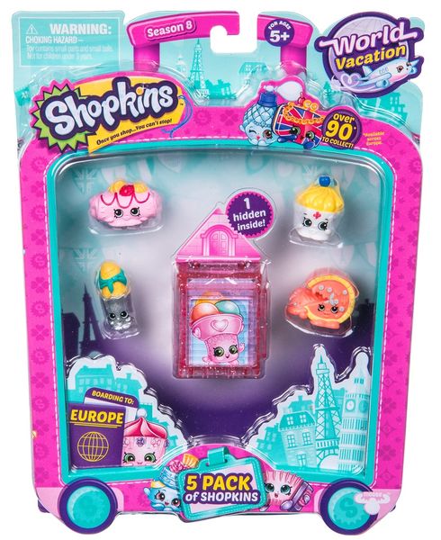 Shopkins 5 Pack S8 Europe - Blindbox
