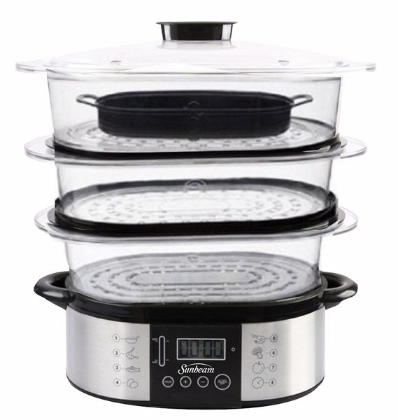 Sunbeam - Electronic Food Steamer - Silver