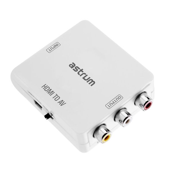 Astrum DA470 AV to HDMI Converter, RCA to HDMI 1080P CVBS PAL/NTSC for TV