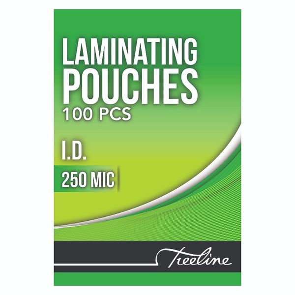 Treeline ID Laminating Pouches 250 Micron 95x65 - Box-100