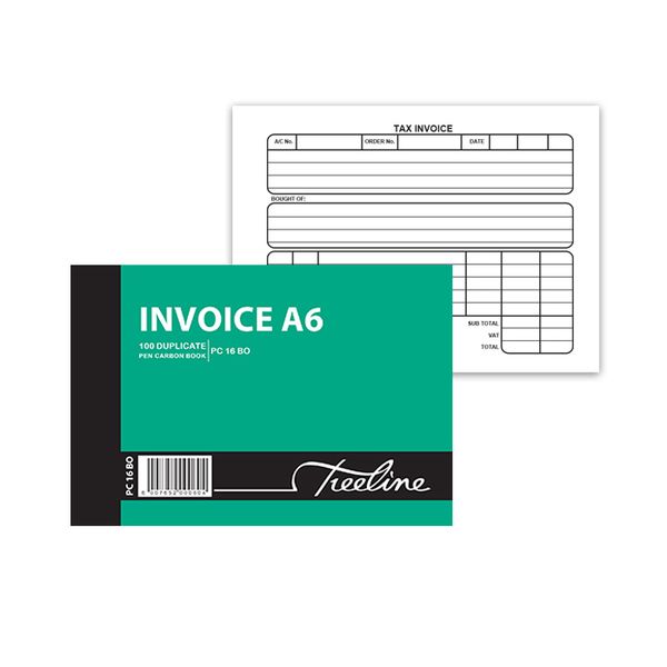 A6L - Duplicate Pen Carbon Book - Invoice