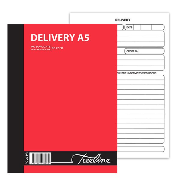 A5 - Duplicate Pen Carbon Book - Delivery