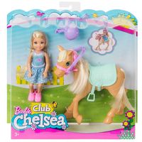 barbie chelsea doll with horse