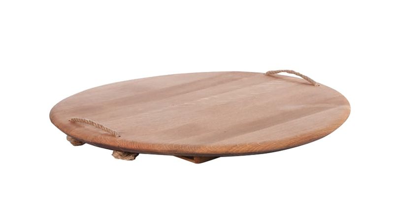 Barrel Top with Rope - Serving Board