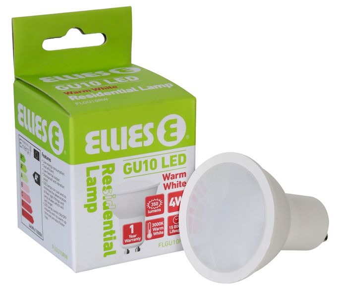 Ellies - 5W GU10 LED - Residential Lamp - Warm White