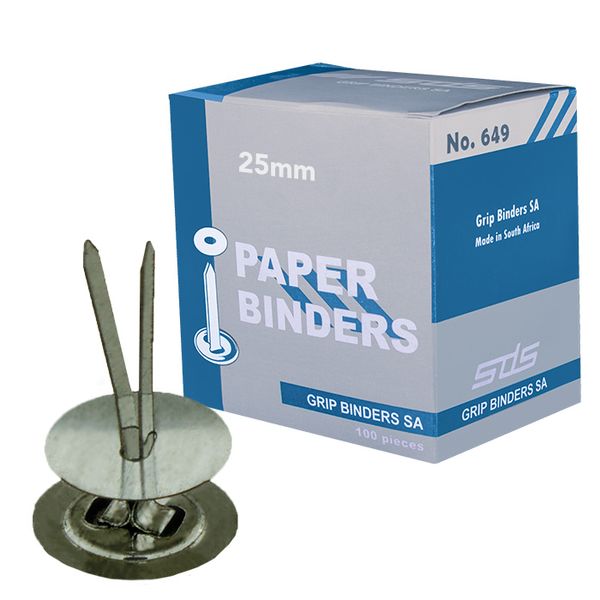 SDS 25mm Paper Binder - Box of 100