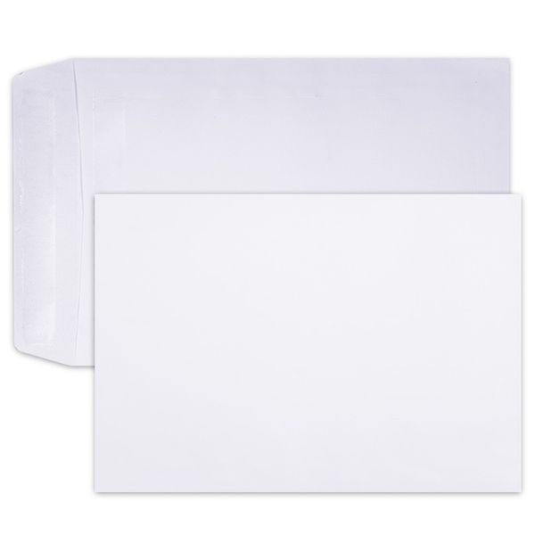 LEO B5 White Self Seal Envelopes - Open Short Side - Box of 500