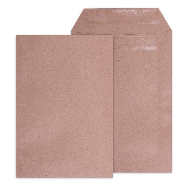 LEO C4 Manilla Self Seal Envelopes - Open Short Side - Box of 250