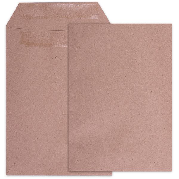 LEO B4 Manilla Self Seal Envelopes - Open Short Side - Box of 250