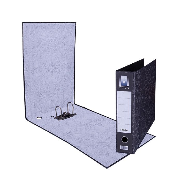 Treeline Lever Arch File A3 Brief Oblong Mottled Board 70mm Spine