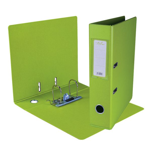 Treeline Lever Arch File PVC Lime Green A4 - 70mm spine and Rado